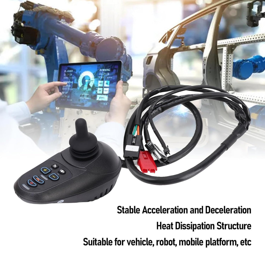 Fafeicy Elektrischer Rollstuhl-Joystick-Controller, Mobilitätsstuhl-Joystick-Controller, Rollstuhl-