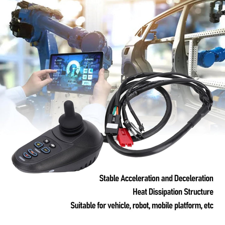 Fafeicy Elektrischer Rollstuhl-Joystick-Controller, Mobilitätsstuhl-Joystick-Controller, Rollstuhl-