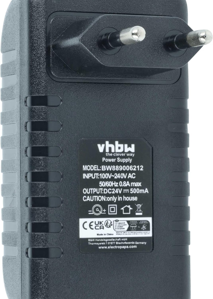 vhbw Netzteil kompatibel mit Venta Original LW45, LW25 Comfort Plus, LW25, LW24 Plus, LW15, AD100 Lu