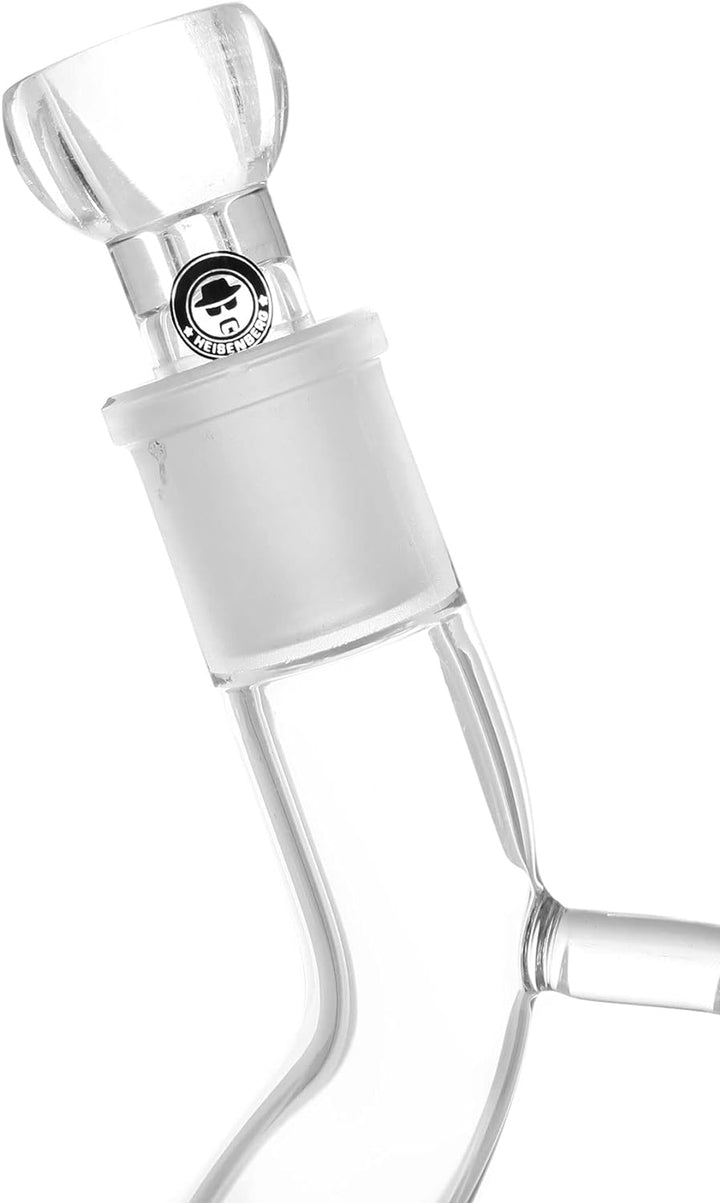Heisenberg Cheese Perc Glasbong, Höhe 58 cm, Schliff 18.8, mit Eisfach und integriertem Chillum ohne