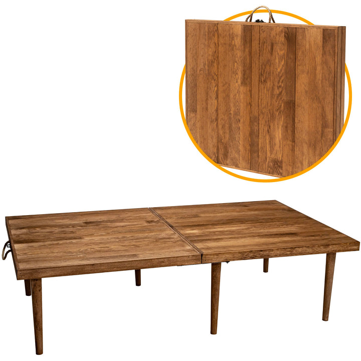 Industrial Living klappbarer Campingtisch - Klapptisch - Bohemian Picknicktisch - Klapptisch – 70X12