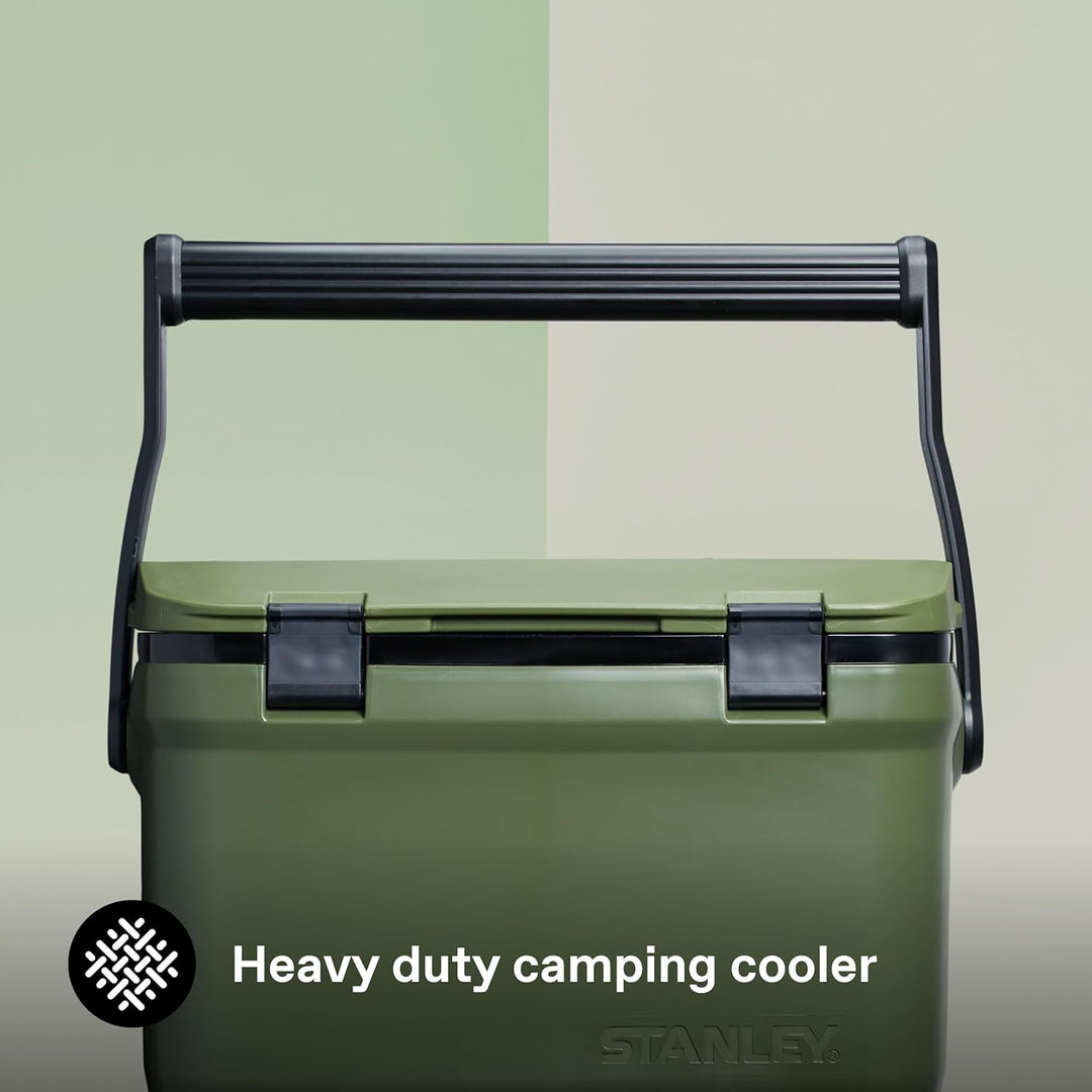 Stanley Adventure Outdoor Cooler 15.1L - Camping Kühlbox - BPA-Frei - Deckel fungiert auch als Sitz