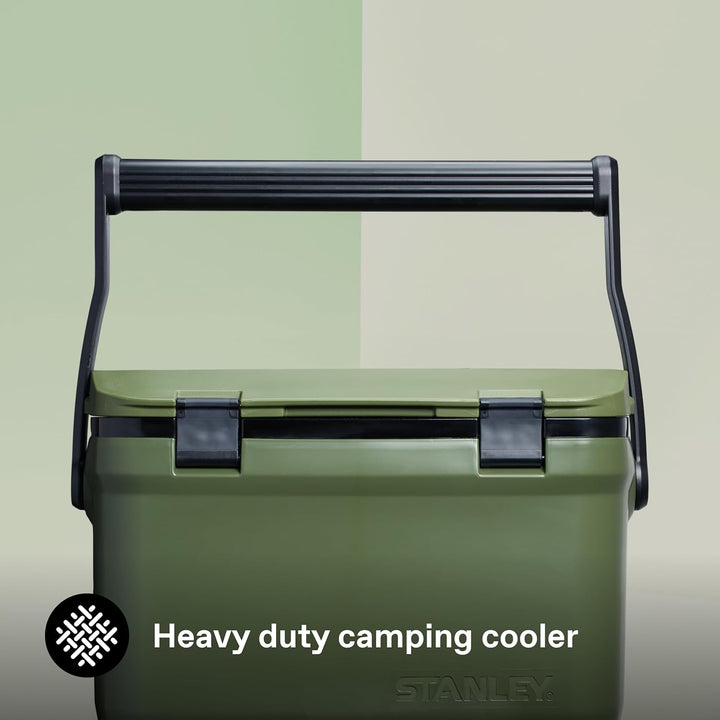 Stanley Adventure Outdoor Cooler 15.1L - Camping Kühlbox - BPA-Frei - Deckel fungiert auch als Sitz