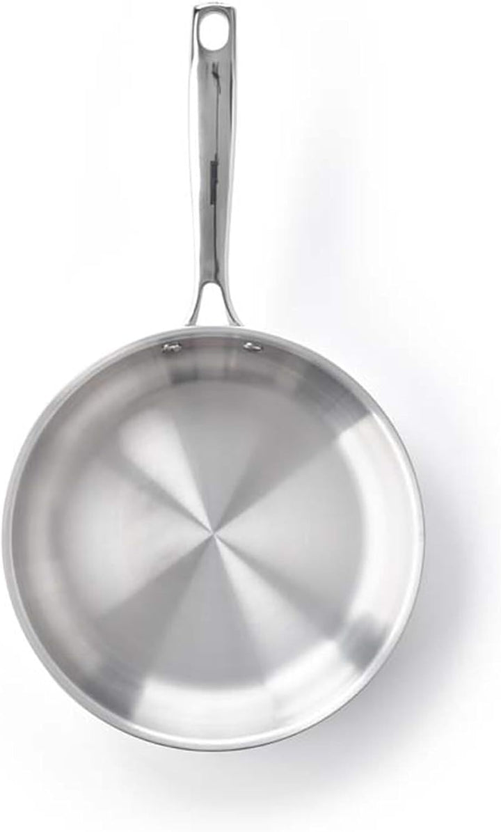 BK Superior Dreischicht-Edelstahl-Bratpfanne, 20 cm, 3-lagig, Multiclad, Polierter Edelstahl, Indukt