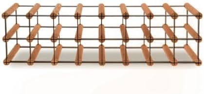 PROREGAL Modulares Weinregal VINOTECA MOD Metal | HxBxT 12,5x82,5x24,5cm | 8x1 Flaschen | Massives K