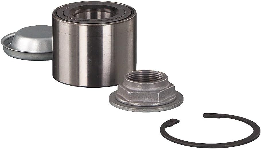 febi bilstein 40014 Radlagersatz mit Achsmutter, Sicherungsring und Staubkappe , 1 Stück