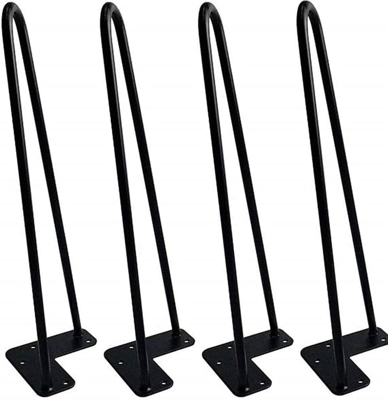 Möbelbeine Haarnadel Tischbein Metallfüsse Schwarz Tischbeine Metall 30cm Beine für Möbel Hairpin Le