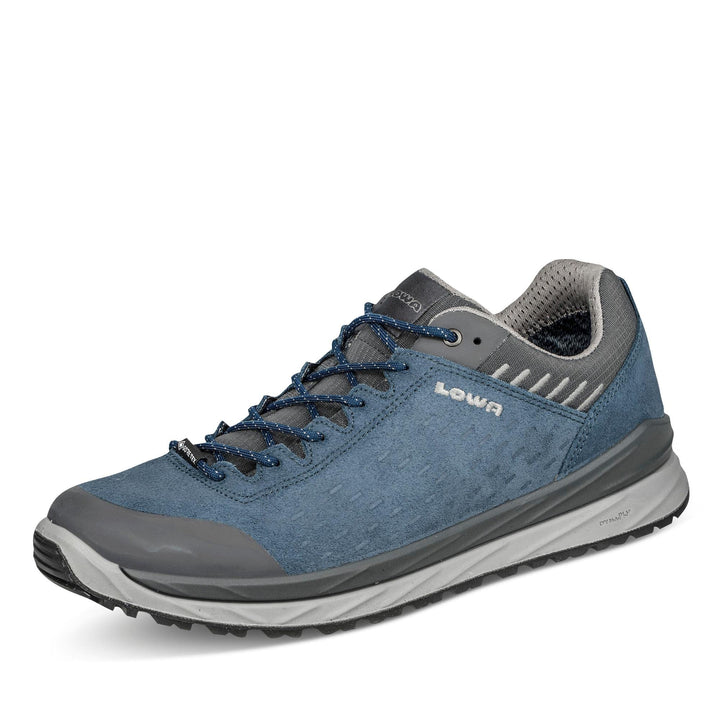 LOWA Halbschuh MALTA GTX LO 42 EU Blau Grau, 42 EU Blau Grau