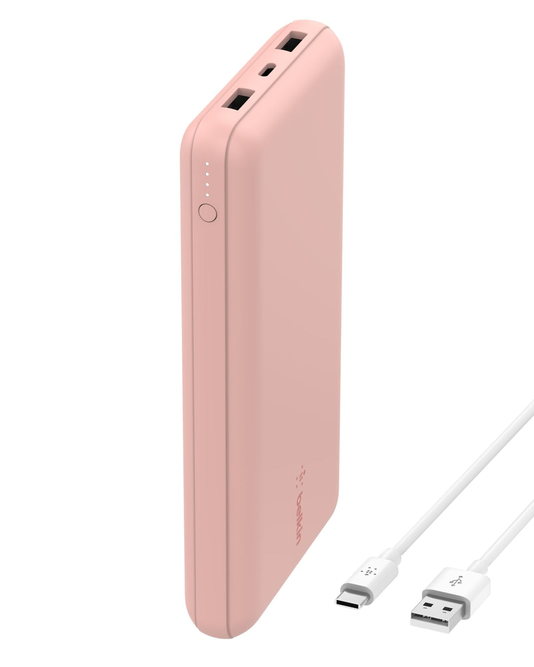 Belkin tragbares USB-C-Ladegerät, 20.000 mAh, 20K Powerbank mit USB-C-Ein-/Ausgang und 2 USB-A-Ansch