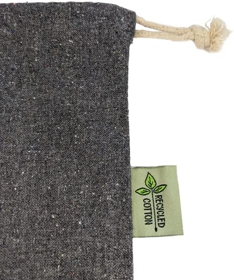Cottonbagjoe Beutel aus recycelte Baumwolle mit Kordelzug | 25 x 30 cm | unbedruckt | Kosmetikbeutel