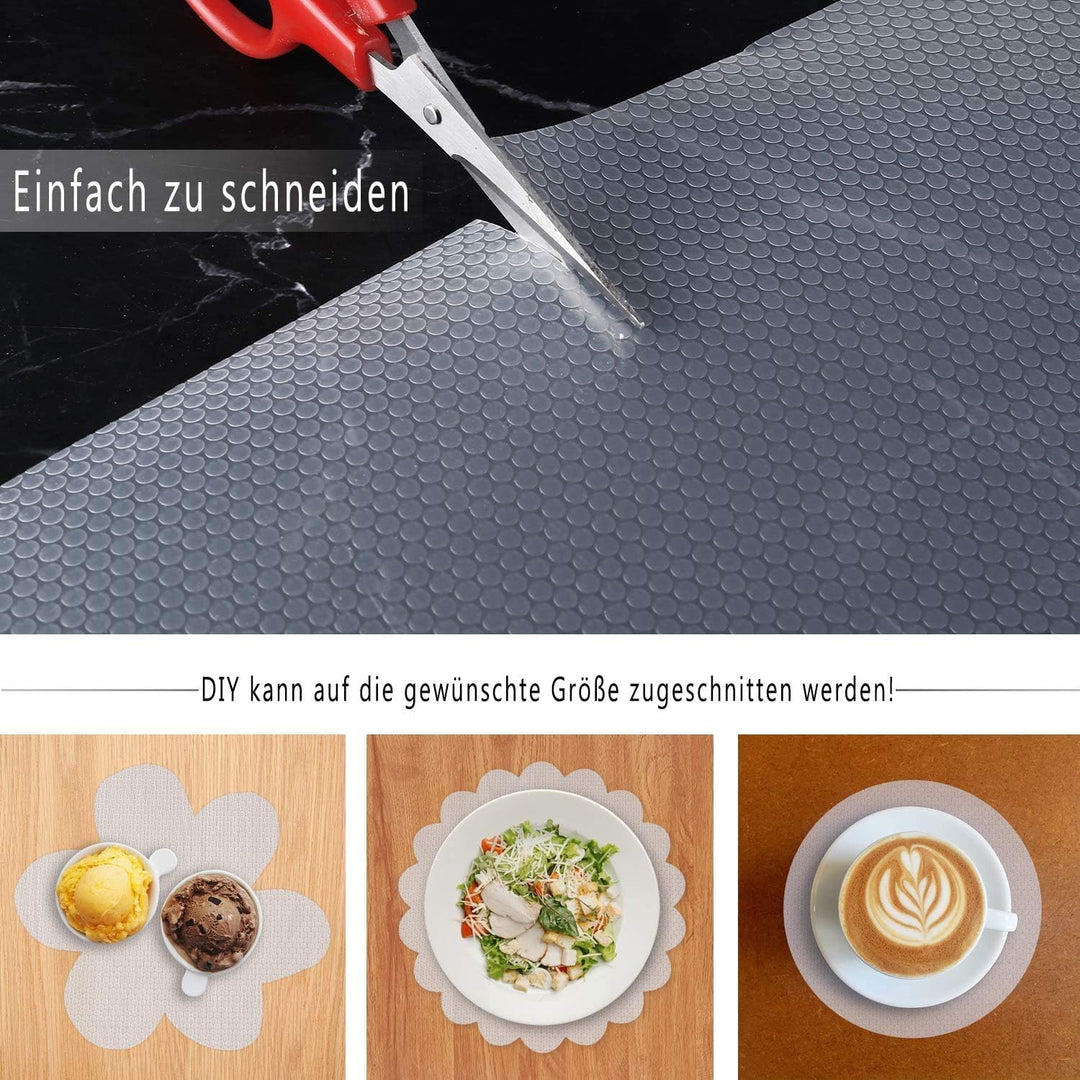 Shelf Liner Küchenschubladenmatten, nicht klebende EVA-Kühlschrankauskleidungen mit wasserdichtem, h