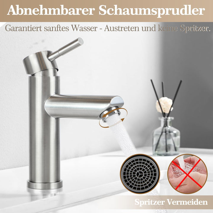 Laittiin Wasserhahn Badezimmer Waschtischarmatur Bad - Waschbeckenarmatur Mischbatterie Waschbecken