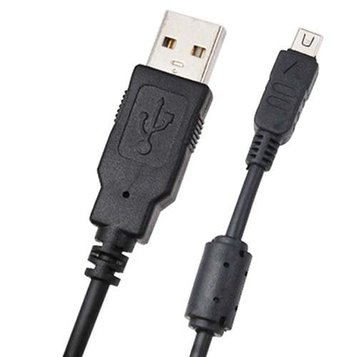 DragonTrading® Datentransfer USB-Kabel für Olympus Digitalkameras, USB CB-USB5 / CB-USB6, kompatibel