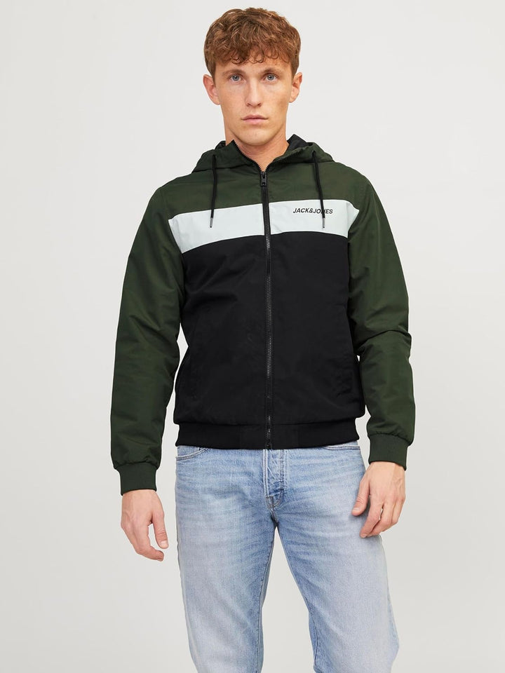 JACK & JONES Male Blousonjacke Blousonjacke S Grün (Forest Night), S Grün (Forest Night)