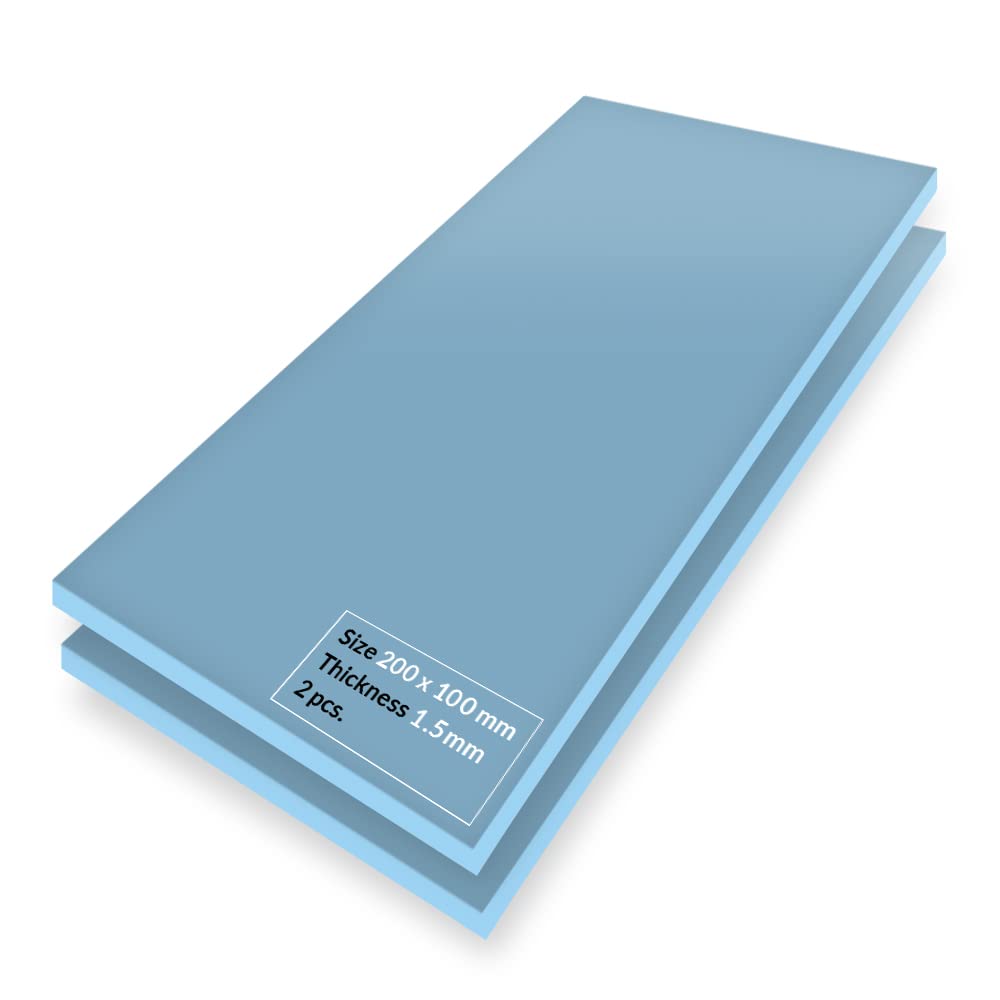 ARCTIC TP-3 Wärmeleitpad: Premium Performance Thermal Pad, 200 x 100 x 1,5 mm (2 Stück) - Hohe Leist
