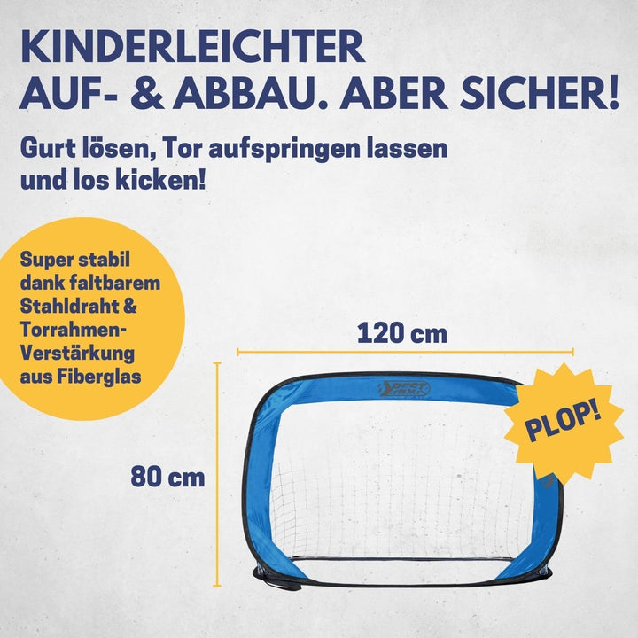 Best Sporting Pop Up Fussballtor Kinder I Fussballtore draussen Kinder in verschiedenen Modellen I K
