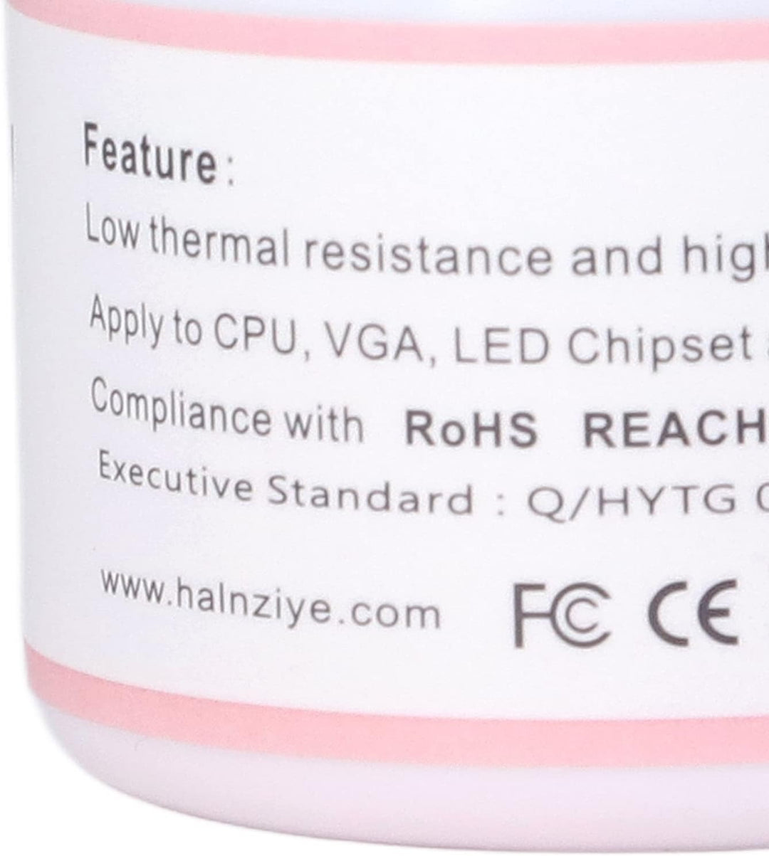 Silikonfett Wärmeleitpaste, Rosa Wärmeleitpaste mit Wärmeleitfähigkeit 4.0 W/m·K für CPU, VGA, Chips