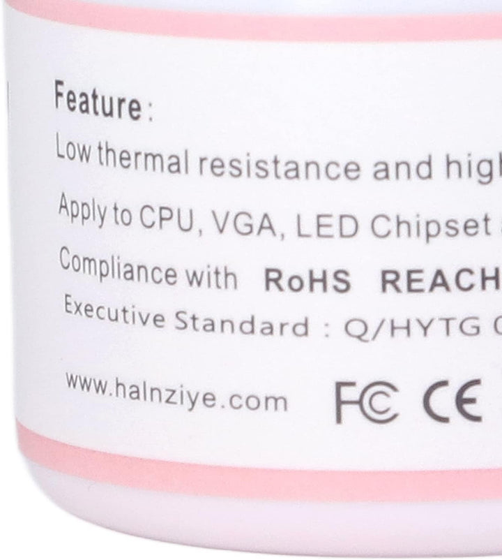 Silikonfett Wärmeleitpaste, Rosa Wärmeleitpaste mit Wärmeleitfähigkeit 4.0 W/m·K für CPU, VGA, Chips