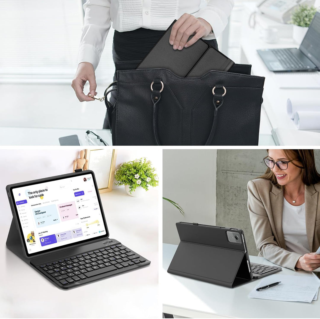 WINCHKING Tastatur Hülle für Lenovo idea tab 11 2025 (TB-336ZU TB-336FU), Bluetooth Tastatur für Len