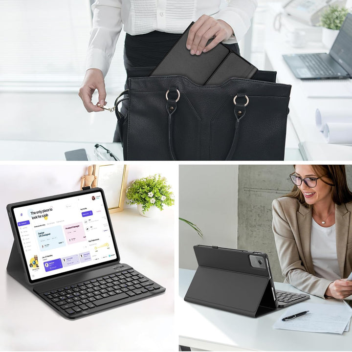 WINCHKING Tastatur Hülle für Lenovo idea tab 11 2025 (TB-336ZU TB-336FU), Bluetooth Tastatur für Len