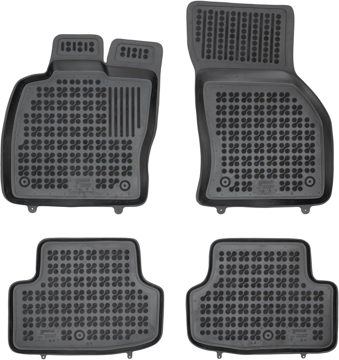MOTOS Gummimatten Auto Fussmatte passt für SEAT Leon III MK3 2014-2020 Verbessern Sie Ihren Reisekom