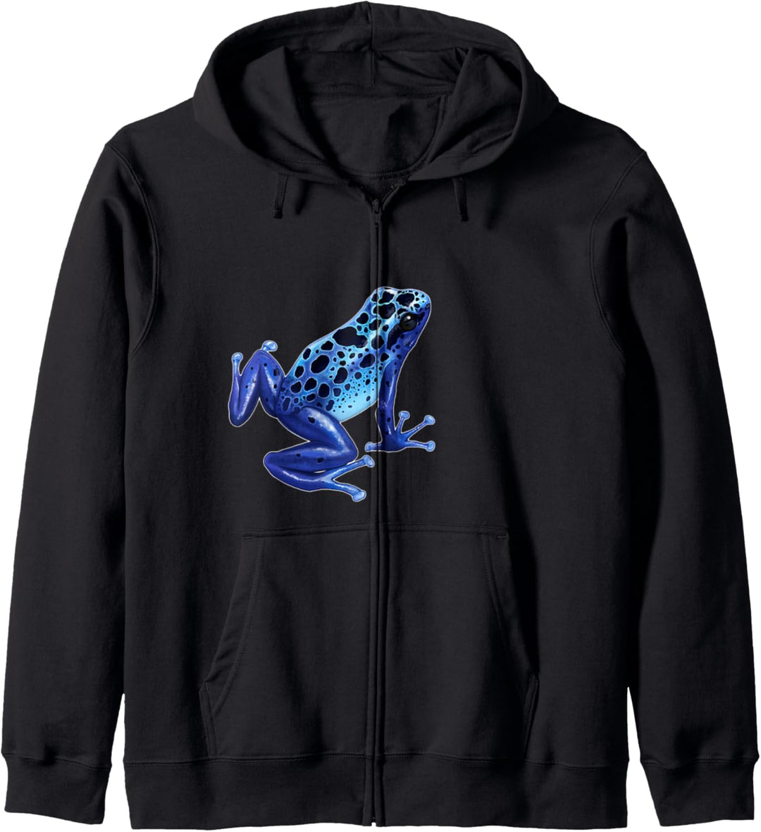 Pfeilgiftfrosch - Blau - Amphibie - Ich liebe Frösche Kapuzenjacke