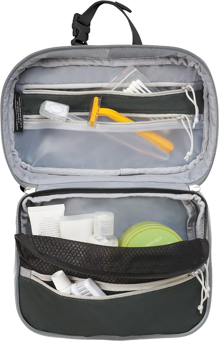 Osprey Unisex – Erwachsene Transporter Hanging Toiletry Kit Accessories Einheitsgrösse Smoke Grey, E
