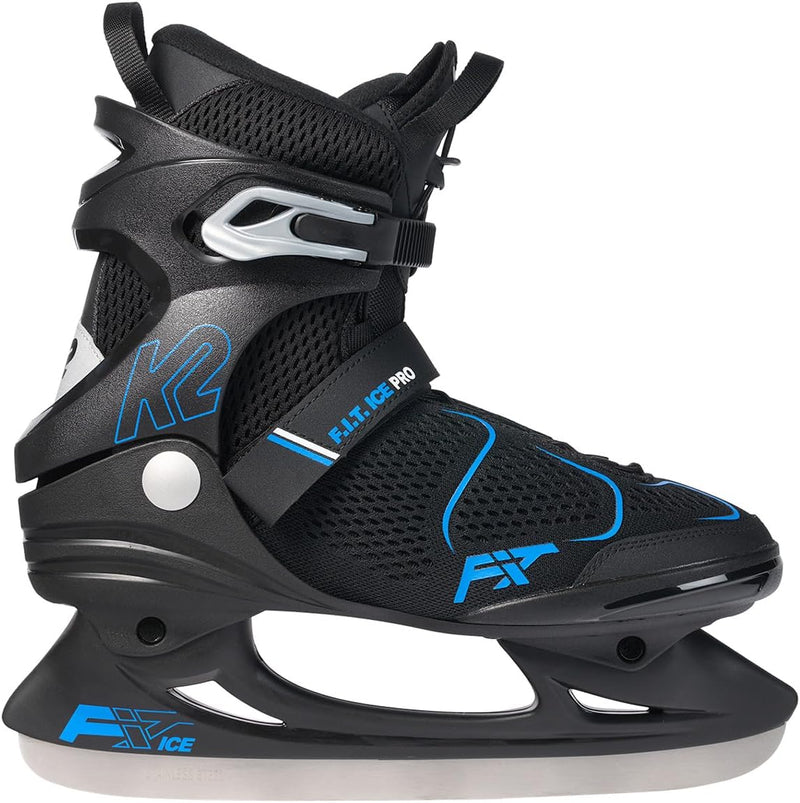 K2 Herren F.i.t. Ice Pro Schlittschuhe EU: 39.5 (UK: 6 / cm: 25 black - blue, EU: 39.5 (UK: 6 / cm: