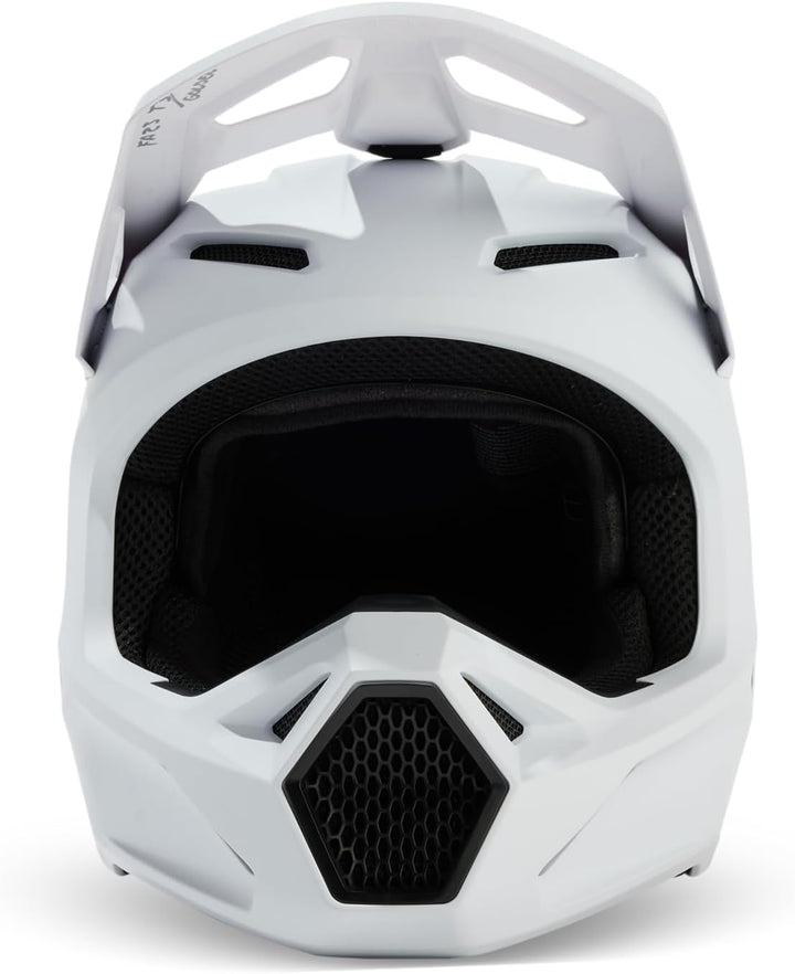 Fox Racing V1 Motocross-Helm, mattweiss, Grösse XL XL Mattweiss, XL Mattweiss