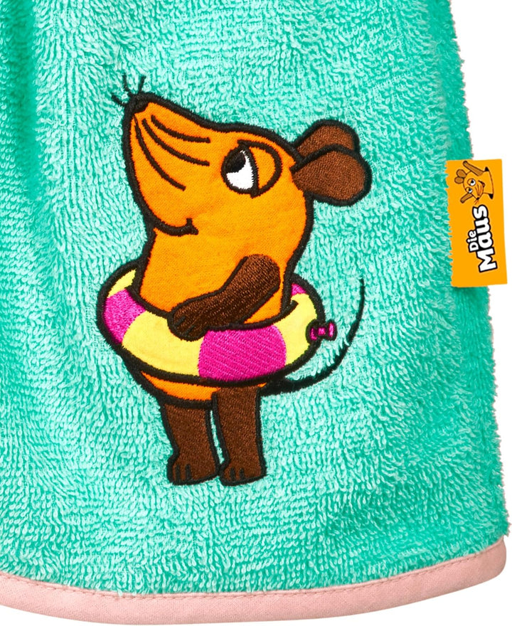 Playshoes Unisex Kinder Bademantel Bademantel (1er Pack) 122-128 DIE MAUS Schwimmring, 122-128 DIE M