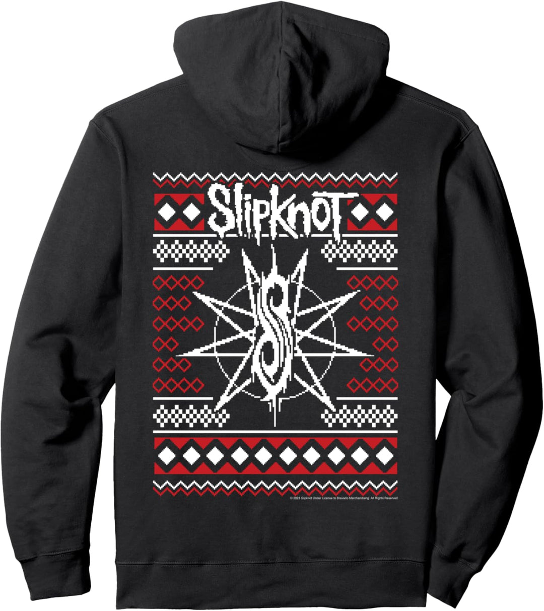 Slipknot Christmas by Rock Off Pullover Hoodie