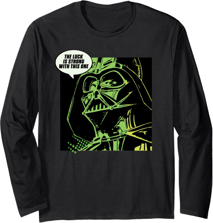 Star Wars Darth Vader Luck St. Patrick's Day Langarmshirt