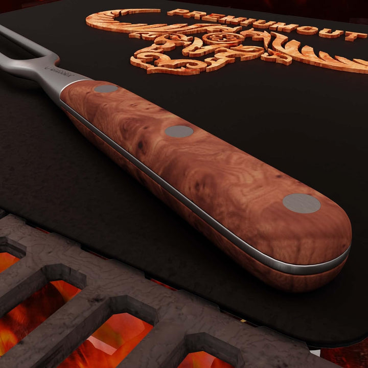 GIESSER seit 1776 - Made in Germany - Tranchiergabel 21 cm Tree of Life, PremiumCut Fork No 1, Fleis