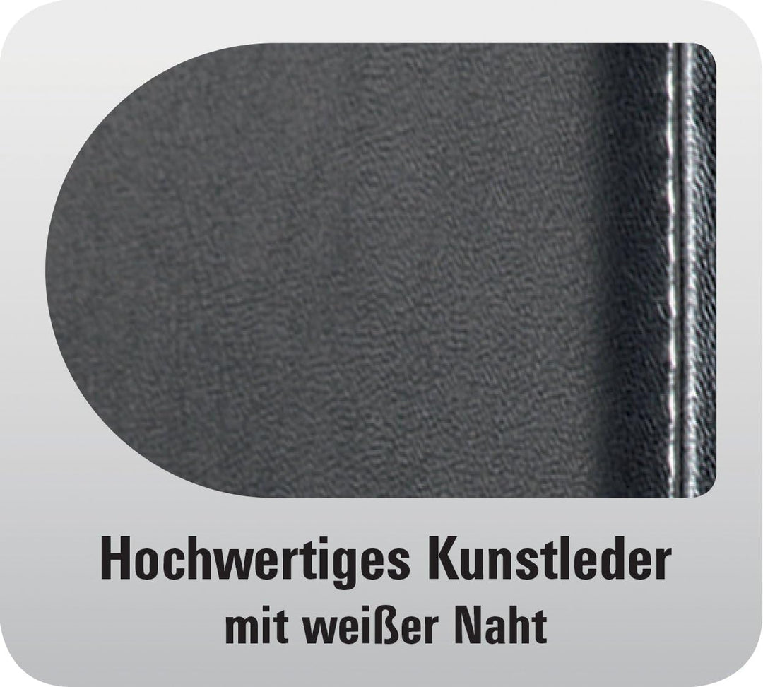 Chronoplan 50107 nachfüllbarer Terminplaner / Organizer / Terminkalender Mappe aus Kunstleder (Forma