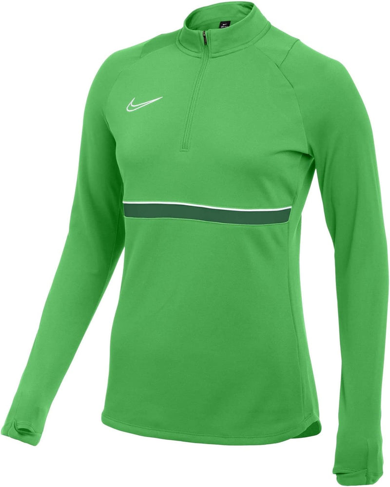 NIKE Damen Dri-fit Academy 21 Trainings-Sweatshirt XS Light Green Spark/White/Pine Green/White, XS L