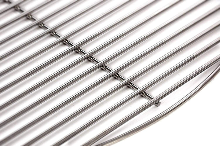 Grillrost Ø 54,5 cm aus Edelstahl rostfrei und elektropoliert 4mm für Grill rund, Kugelgrill, Stabab