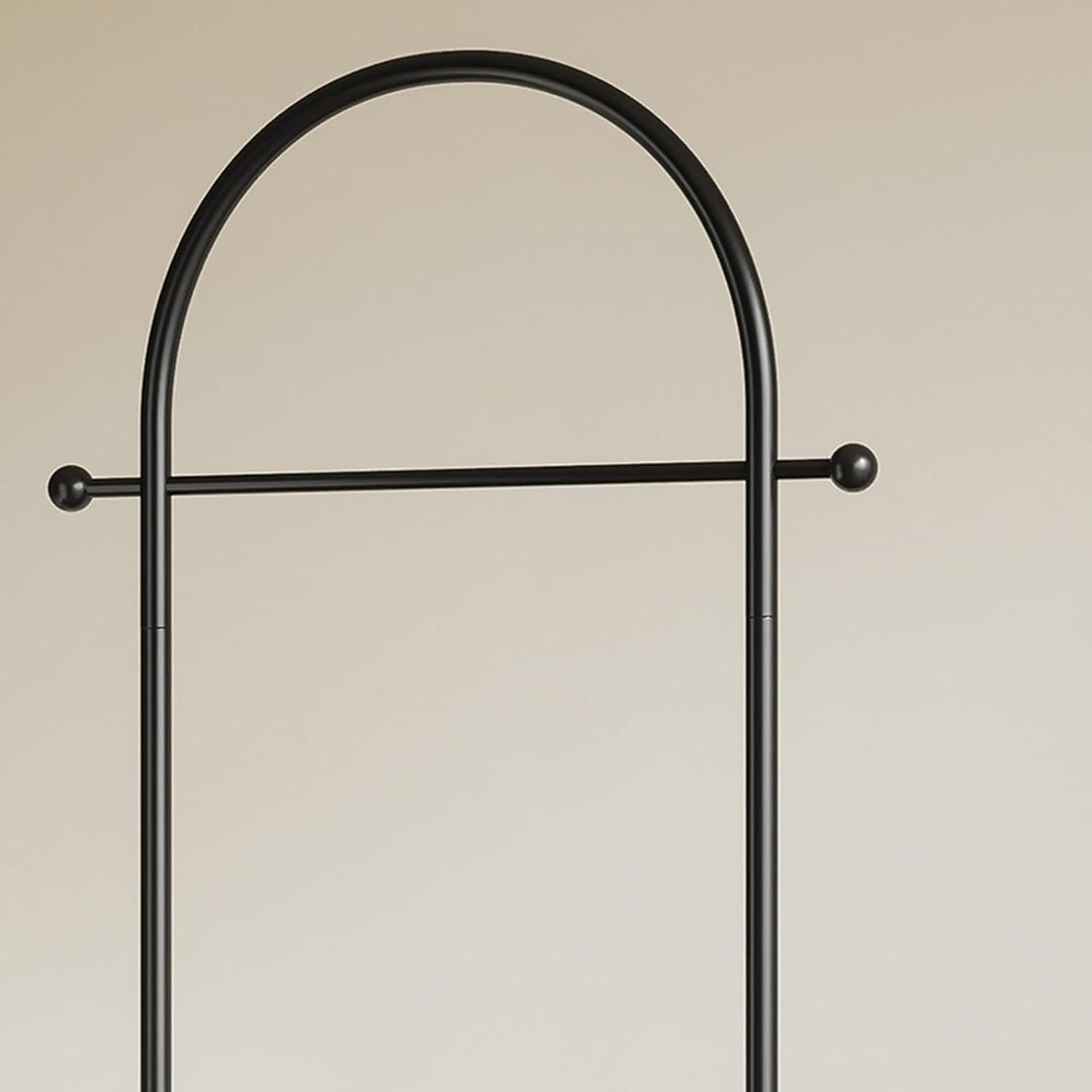 Schwerlast-Kleiderständer aus Metall – Bogenförmige platzsparende Garderobe für Kleidung & Accessoir