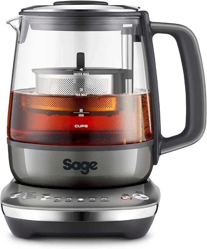 Sage Appliances STM700 the Tea Maker Compact, Teeautomat, 1 Liter, Edelstahl 1 L