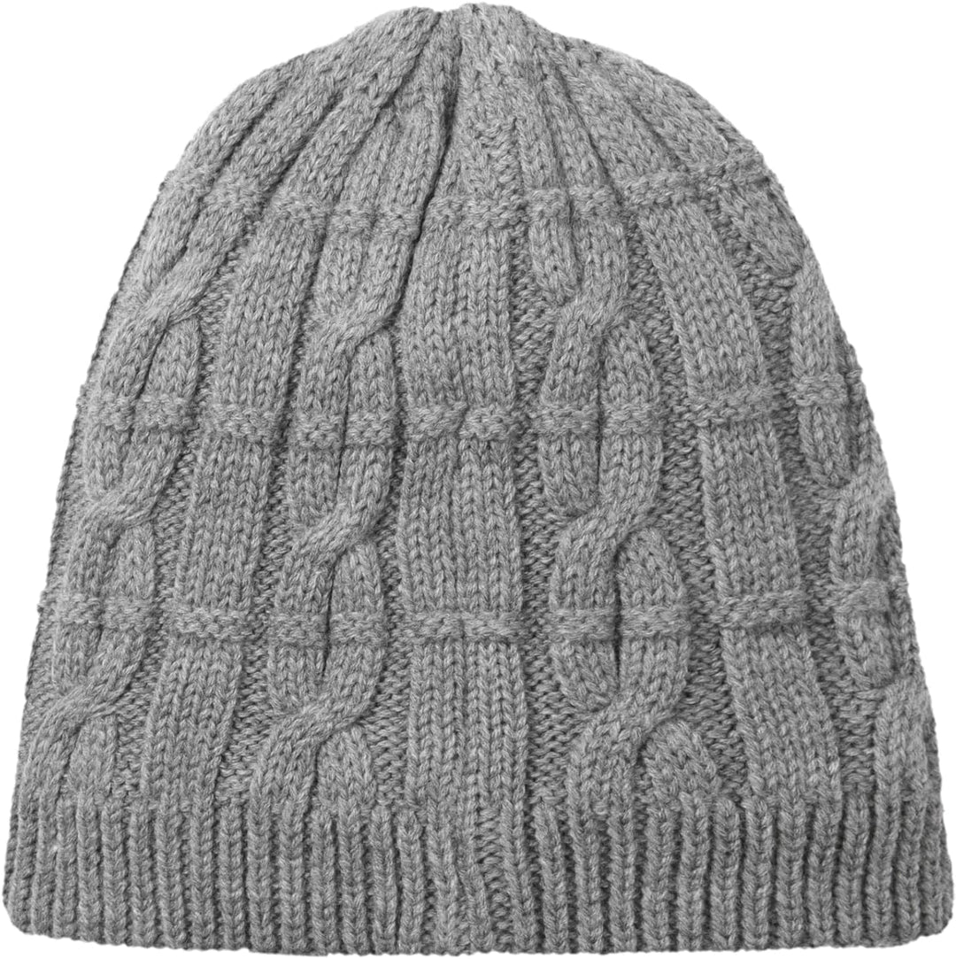 SealSkinz Unisex Blakeney Strickmütze für Kaltes Wetter, mit Zopfmuster, Wasserdicht Beanie Hat M-XL