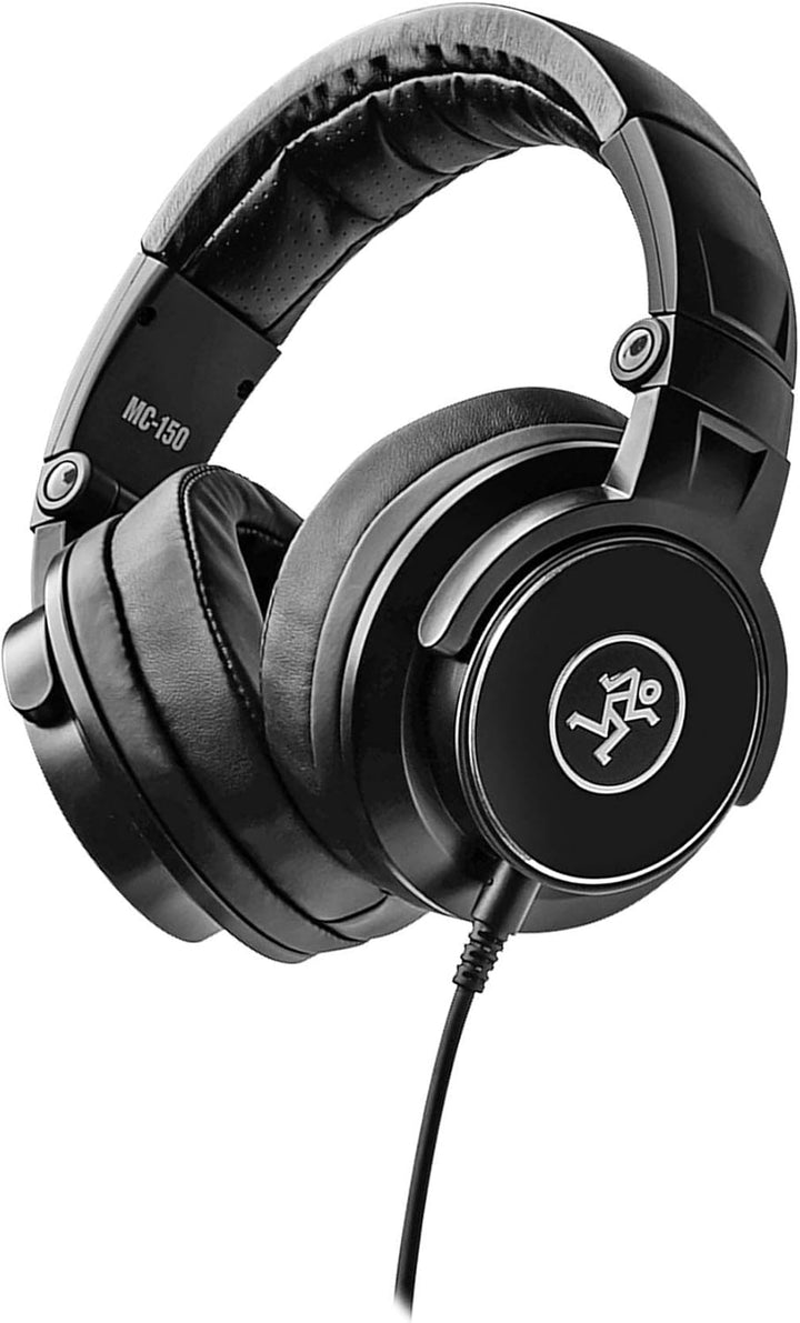 Mackie MC-150 Geschlossene Studio-Kopfhörer, Schwarz MC-150 (15 Hz - 20 kHz) Single, MC-150 (15 Hz -