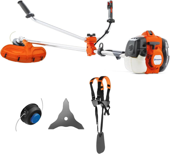 Husqvarna 135R Benzin-Freischneider mit Bullhorn-Griff – 34,6-cm³-X-Torq®-Motor, 47 cm Schnittbreite
