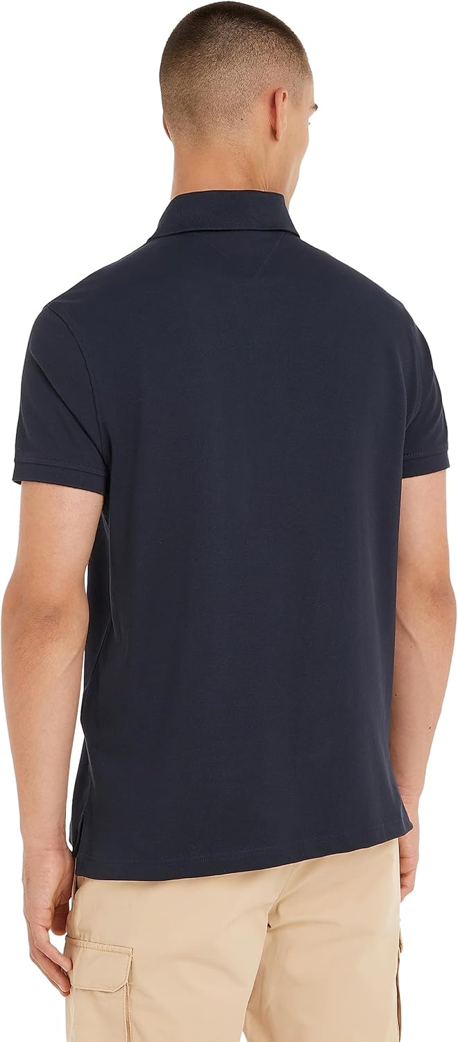 Tommy Hilfiger Herren Poloshirt Kurzarm 1985 Regular Fit XS Blau (Desert Sky), XS Blau (Desert Sky)