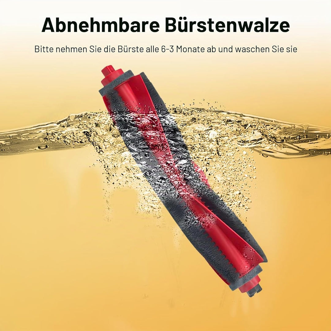 Hauptbürste für roborock Q7 L5+, 2 Stück Saugroboter Zubehör für roborock Q7 M5, Q7 M5+, Q7 L5 Ersat