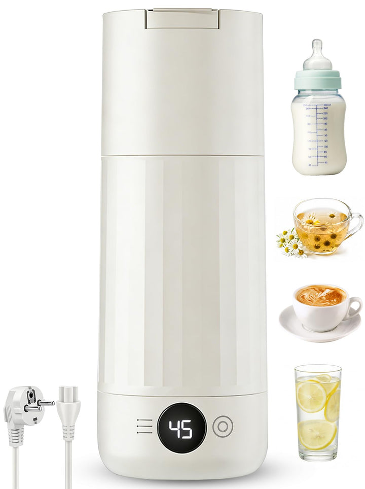 Reisewasserkocher Klein, 600ML Tragbarer Wasserkocher