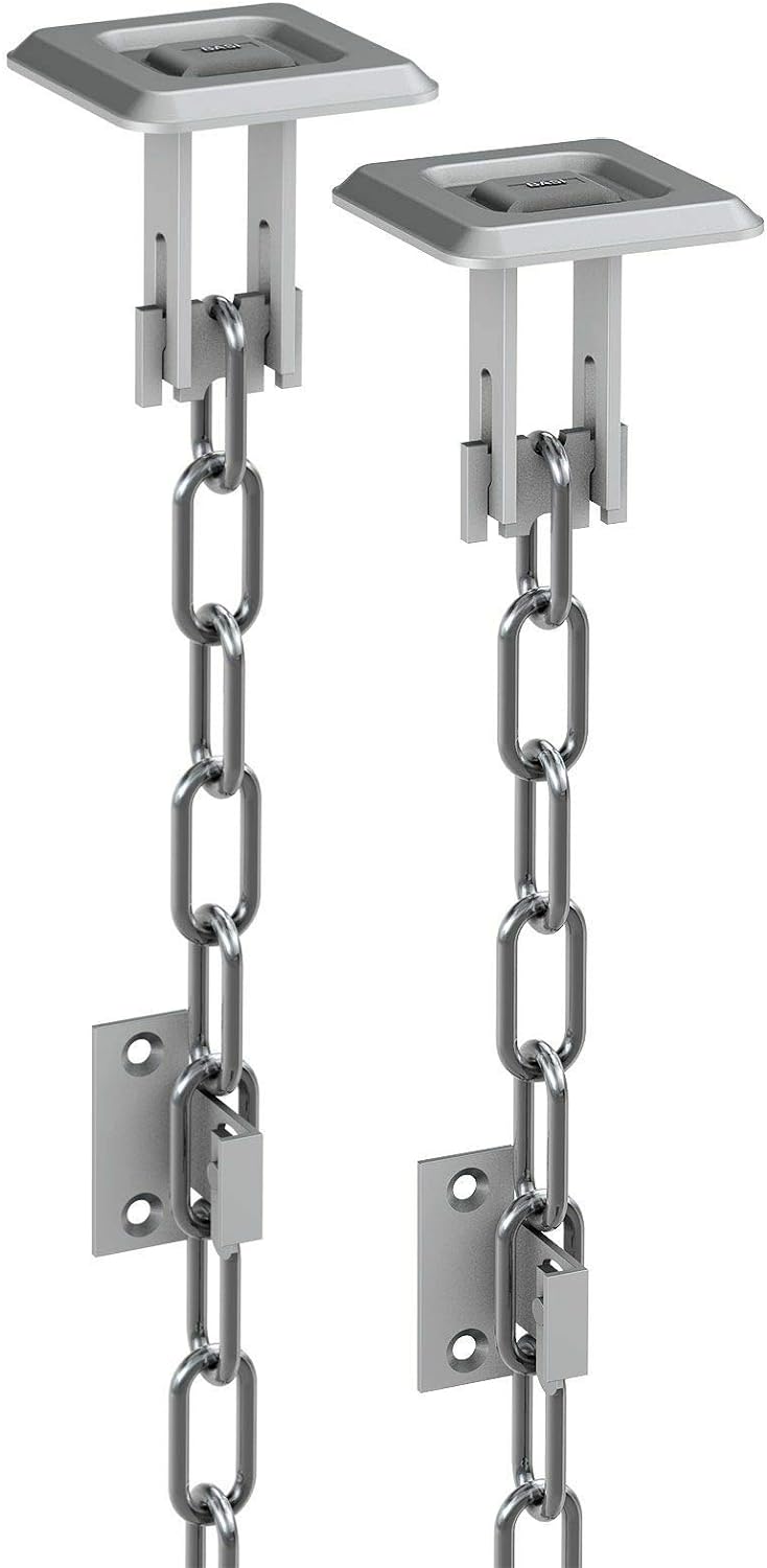 2 x Paar BASI® Gitterrost-Sicherung GS70 Einbruch-Schutz Zusatz-Sicherung für Licht-Schacht Keller-S