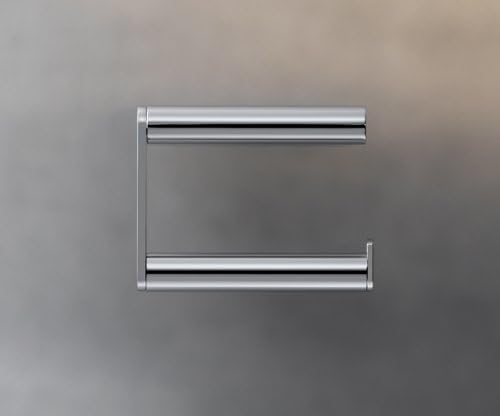 KEUCO Toilettenpapierhalter aus Metall, Hochglanz-verchromt, offene Form, WC-Rollenhalter für Badezi