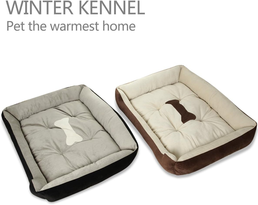 PETCUTE Hundebett Waschbar Haustierbett Hundekissen Katzenbett für kleines mittlere grosse Hunde S S
