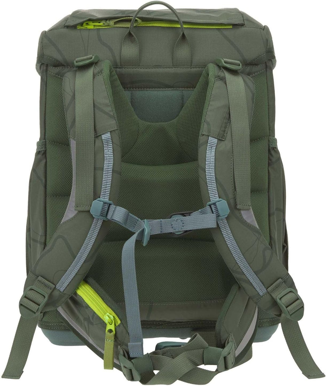 LÄSSIG Schulranzen Regenhülle Light Unique School Set 7-teilig Jungle Green dunkelgrün