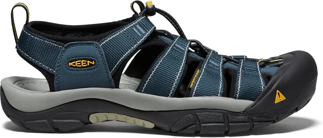 KEEN Herren Newport H2 Closed Toe WaterSandalen 44.5 EU Weit Marineblau Mittelgrau, 44 EU Weit Marin