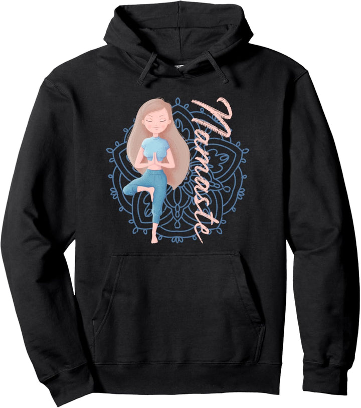 Namaste Yoga-Baum Position Achtsamkeit Geschenke für die Pullover Hoodie